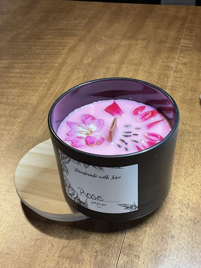 Handmade candle