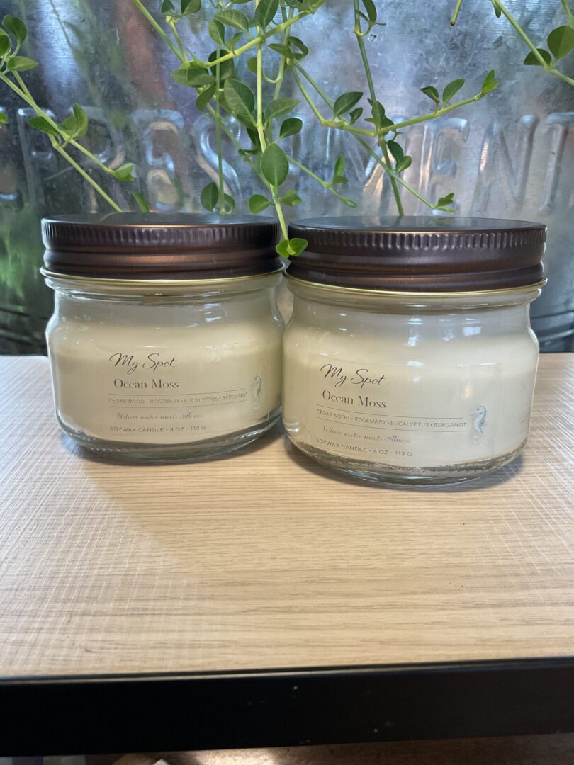 My Spot handmade candles set minimalist soy candles collection